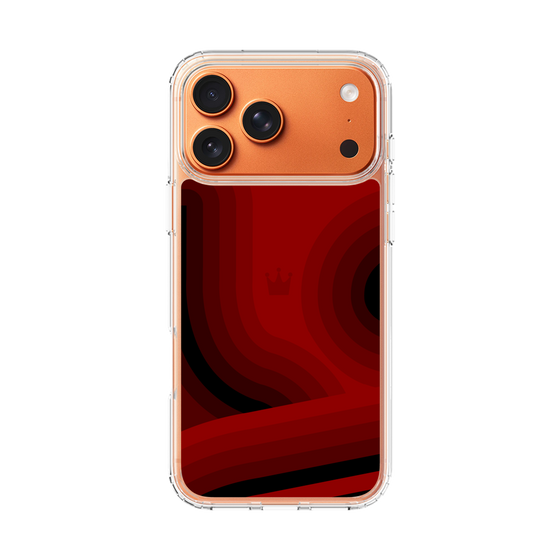 スリムプロテクションケース［ CASEPLAY Winding Pattern - Red ］