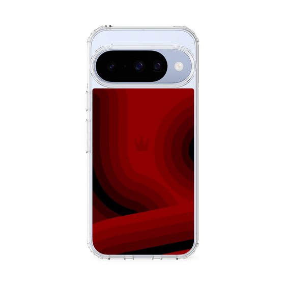 スリムプロテクションケース［ CASEPLAY Winding Pattern - Red ］