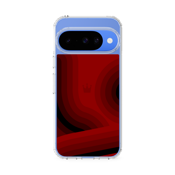 スリムプロテクションケース［ CASEPLAY Winding Pattern - Red ］