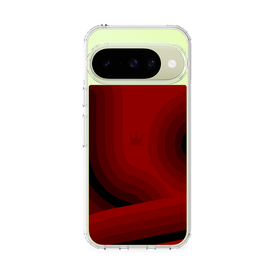 スリムプロテクションケース［ CASEPLAY Winding Pattern - Red ］