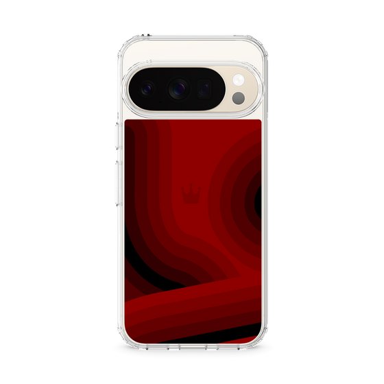 スリムプロテクションケース［ CASEPLAY Winding Pattern - Red ］