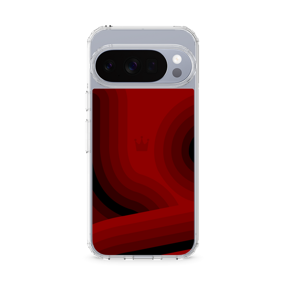 スリムプロテクションケース［ CASEPLAY Winding Pattern - Red ］