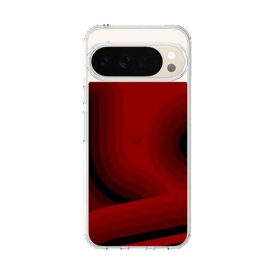 スリムプロテクションケース［ CASEPLAY Winding Pattern - Red ］