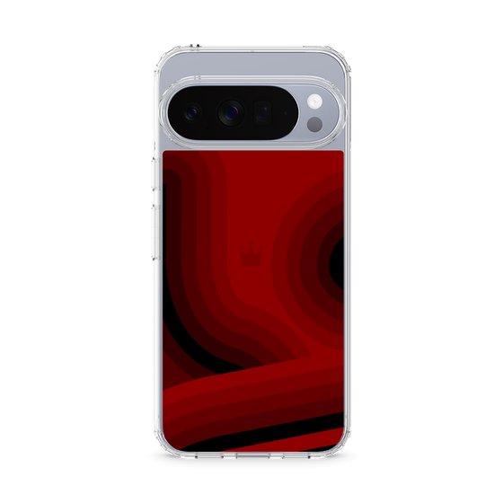 スリムプロテクションケース［ CASEPLAY Winding Pattern - Red ］
