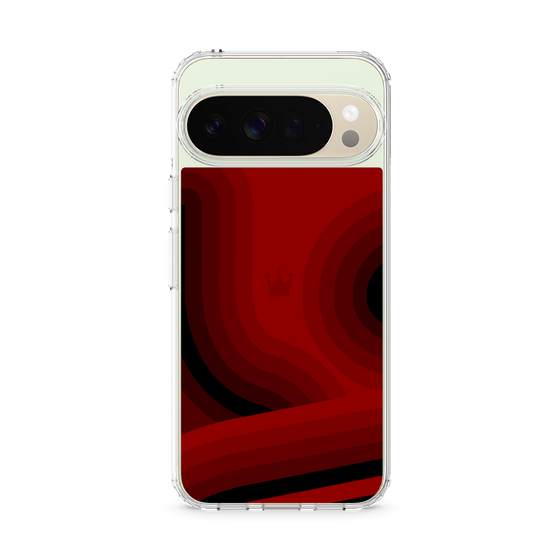 スリムプロテクションケース［ CASEPLAY Winding Pattern - Red ］