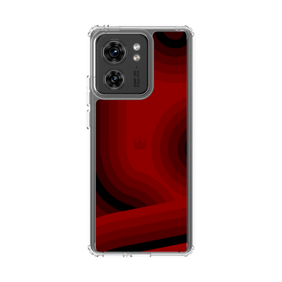 スリムプロテクションケース［ CASEPLAY Winding Pattern - Red ］