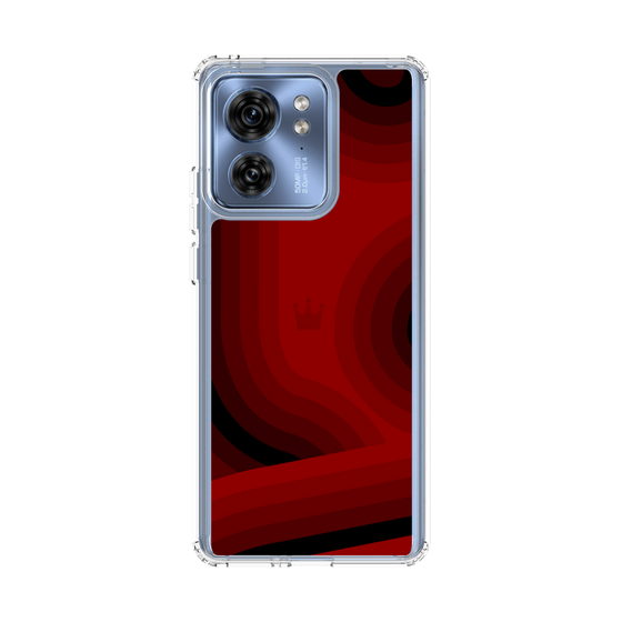 スリムプロテクションケース［ CASEPLAY Winding Pattern - Red ］