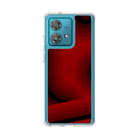 スリムプロテクションケース［ CASEPLAY Winding Pattern - Red ］