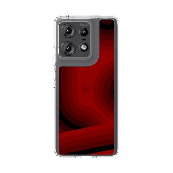 スリムプロテクションケース［ CASEPLAY Winding Pattern - Red ］