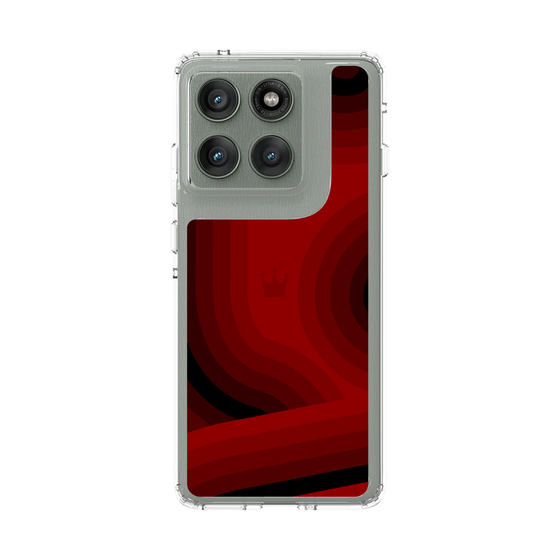 スリムプロテクションケース［ CASEPLAY Winding Pattern - Red ］