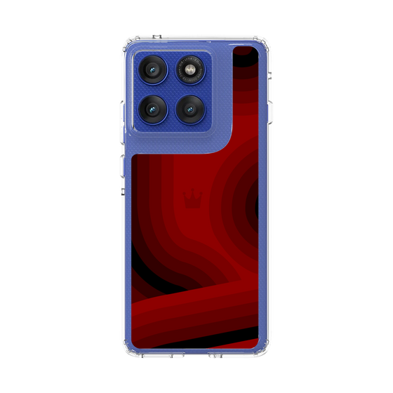 スリムプロテクションケース［ CASEPLAY Winding Pattern - Red ］