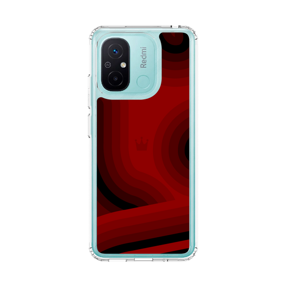 スリムプロテクションケース［ CASEPLAY Winding Pattern - Red ］