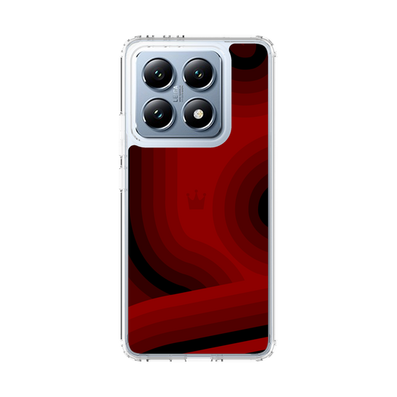 スリムプロテクションケース［ CASEPLAY Winding Pattern - Red ］