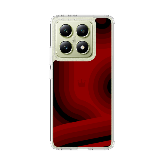 スリムプロテクションケース［ CASEPLAY Winding Pattern - Red ］