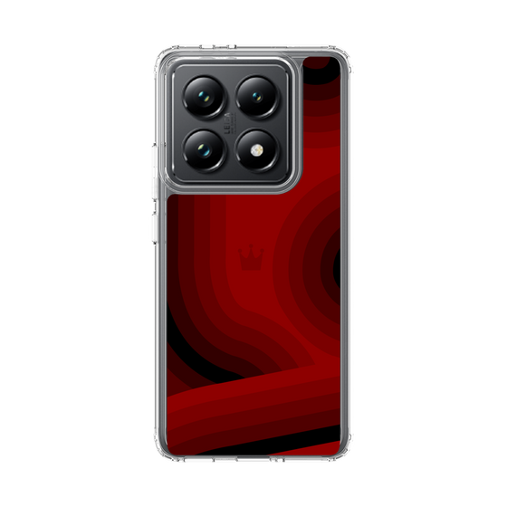 スリムプロテクションケース［ CASEPLAY Winding Pattern - Red ］