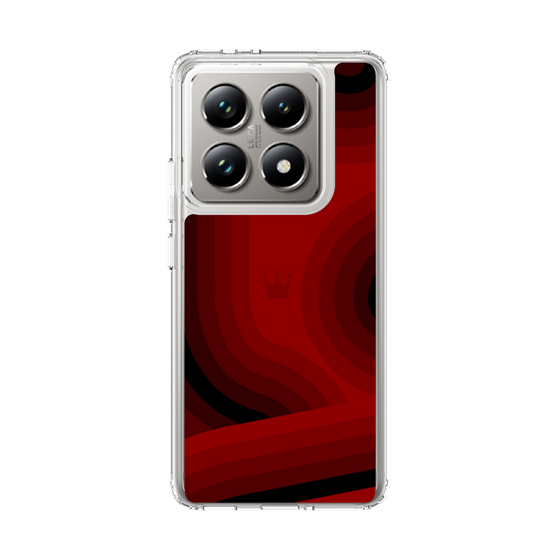 スリムプロテクションケース［ CASEPLAY Winding Pattern - Red ］