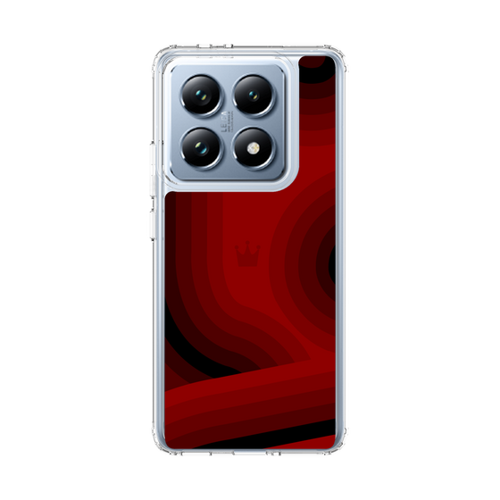 スリムプロテクションケース［ CASEPLAY Winding Pattern - Red ］