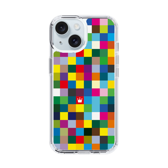 スリムプロテクションケース［ CASEPLAY Rainbow Check ］