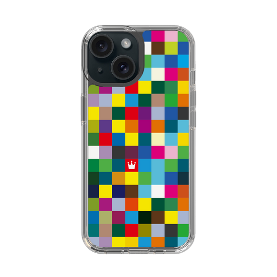 スリムプロテクションケース［ CASEPLAY Rainbow Check ］