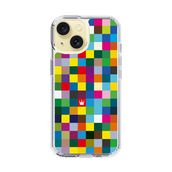 スリムプロテクションケース［ CASEPLAY Rainbow Check ］