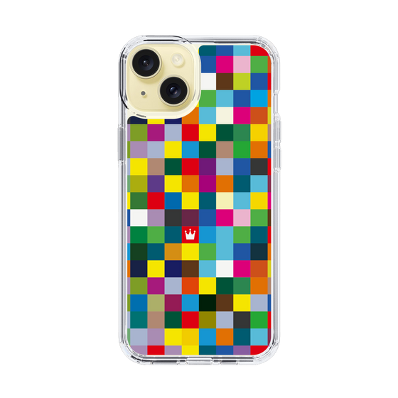 スリムプロテクションケース［ CASEPLAY Rainbow Check ］