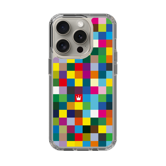 スリムプロテクションケース［ CASEPLAY Rainbow Check ］