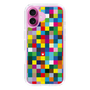 スリムプロテクションケース［ CASEPLAY Rainbow Check ］