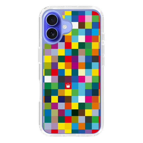 スリムプロテクションケース［ CASEPLAY Rainbow Check ］