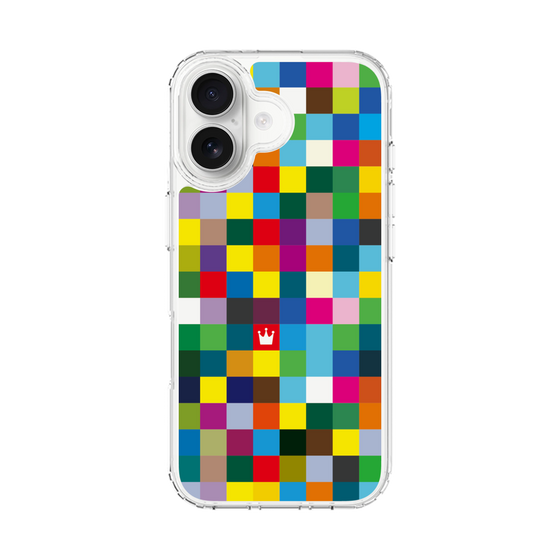 スリムプロテクションケース［ CASEPLAY Rainbow Check ］