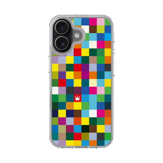 スリムプロテクションケース［ CASEPLAY Rainbow Check ］