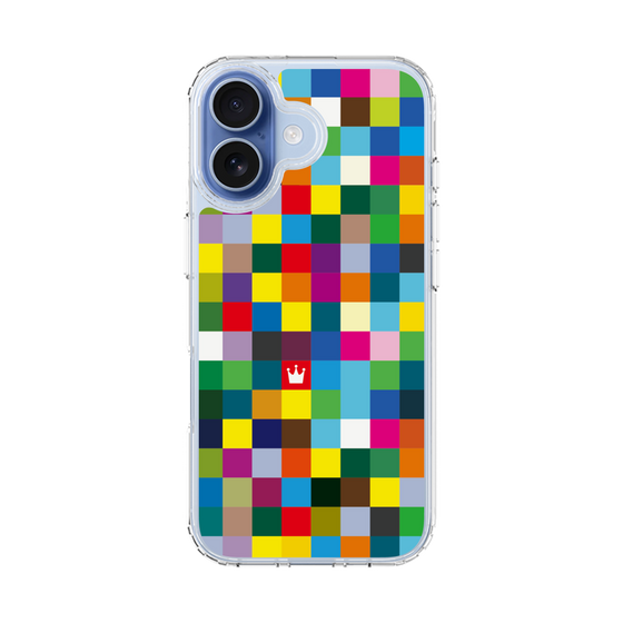 スリムプロテクションケース［ CASEPLAY Rainbow Check ］