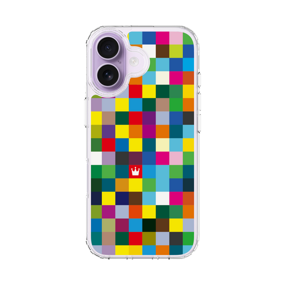 スリムプロテクションケース［ CASEPLAY Rainbow Check ］