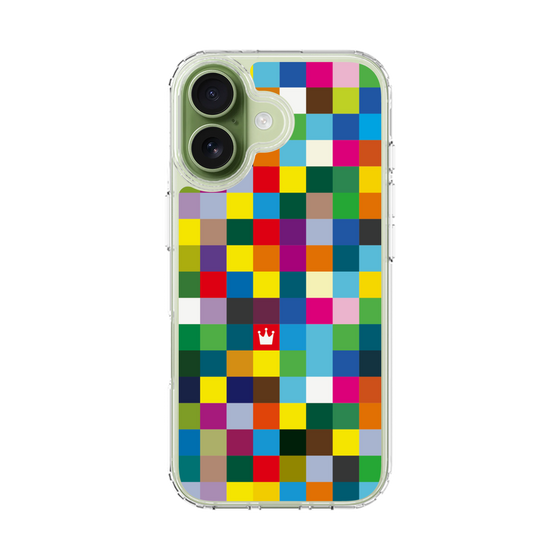 スリムプロテクションケース［ CASEPLAY Rainbow Check ］