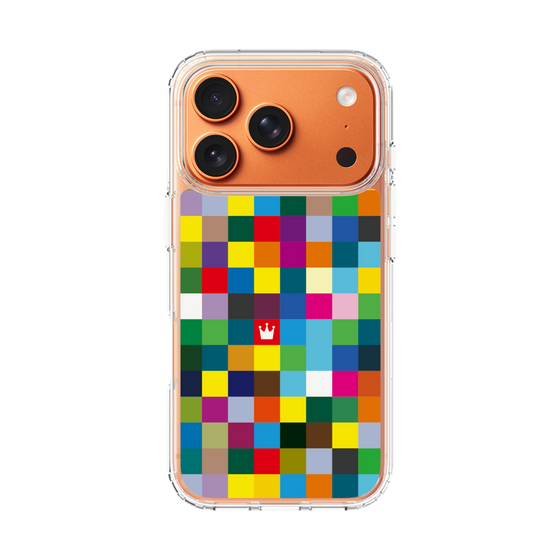 スリムプロテクションケース［ CASEPLAY Rainbow Check ］