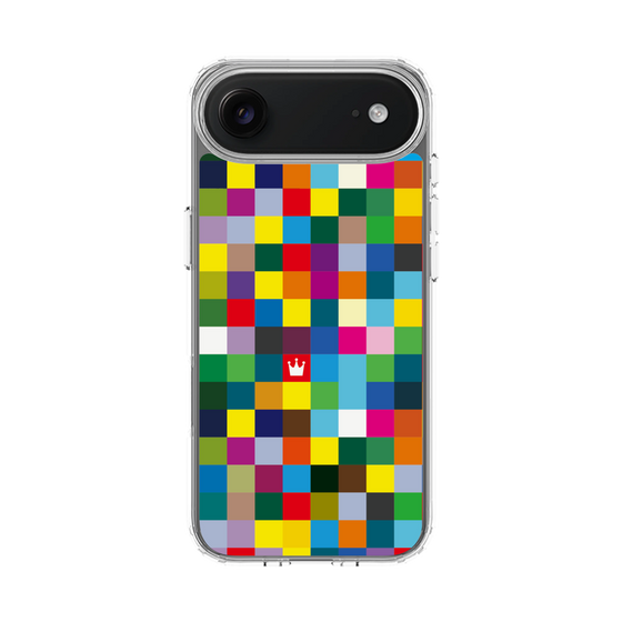 スリムプロテクションケース［ CASEPLAY Rainbow Check ］