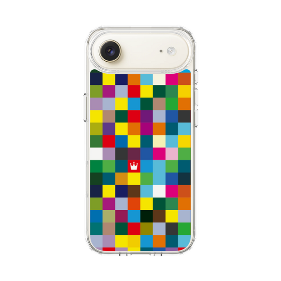 スリムプロテクションケース［ CASEPLAY Rainbow Check ］