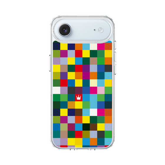 スリムプロテクションケース［ CASEPLAY Rainbow Check ］