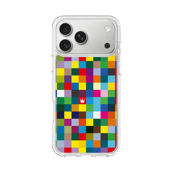 スリムプロテクションケース［ CASEPLAY Rainbow Check ］
