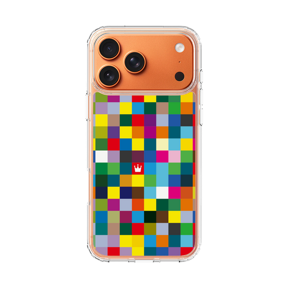 スリムプロテクションケース［ CASEPLAY Rainbow Check ］