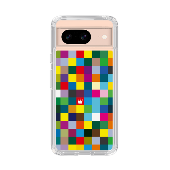 スリムプロテクションケース［ CASEPLAY Rainbow Check ］