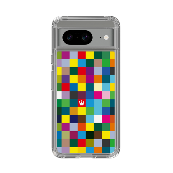 スリムプロテクションケース［ CASEPLAY Rainbow Check ］