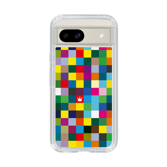 スリムプロテクションケース［ CASEPLAY Rainbow Check ］