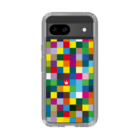 スリムプロテクションケース［ CASEPLAY Rainbow Check ］