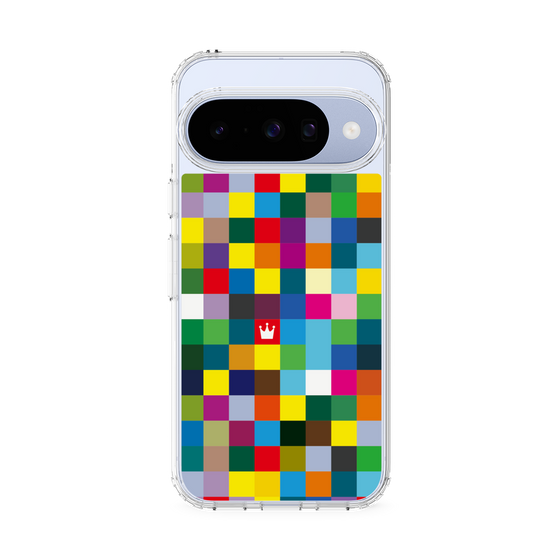 スリムプロテクションケース［ CASEPLAY Rainbow Check ］