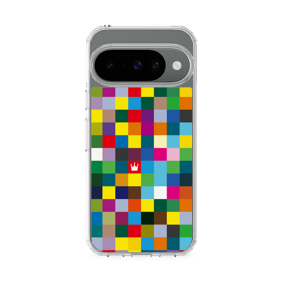 スリムプロテクションケース［ CASEPLAY Rainbow Check ］