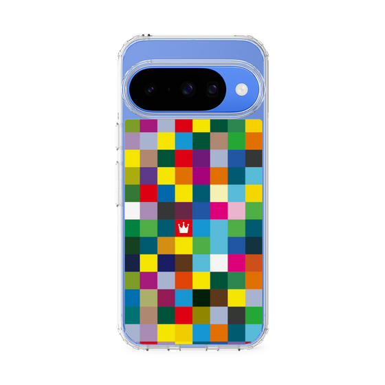 スリムプロテクションケース［ CASEPLAY Rainbow Check ］
