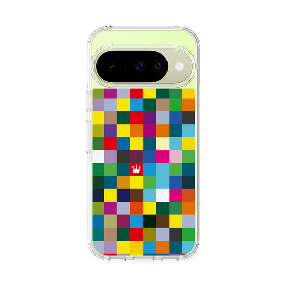 スリムプロテクションケース［ CASEPLAY Rainbow Check ］