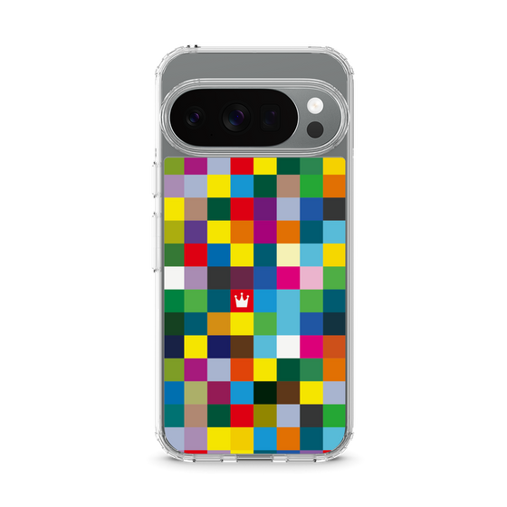 スリムプロテクションケース［ CASEPLAY Rainbow Check ］