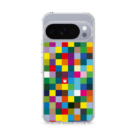 スリムプロテクションケース［ CASEPLAY Rainbow Check ］