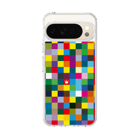 スリムプロテクションケース［ CASEPLAY Rainbow Check ］